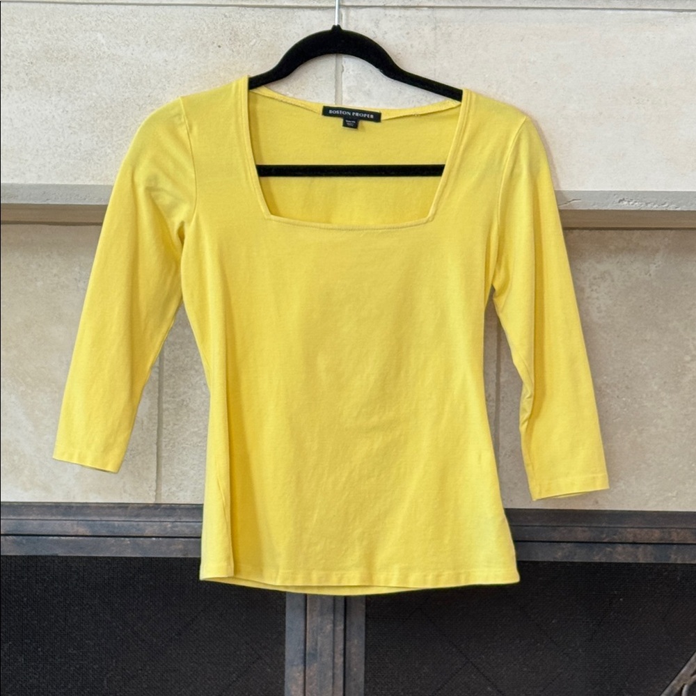 Boston Proper Square Neck Blouse